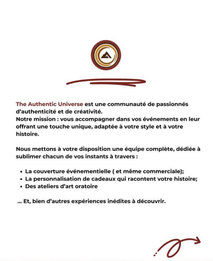 Manifeste de la marque The Authentic Universe